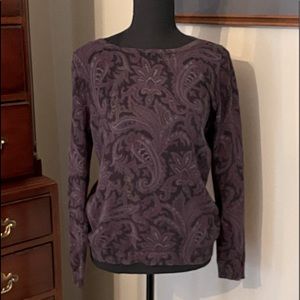 American Living paisley sweater size M